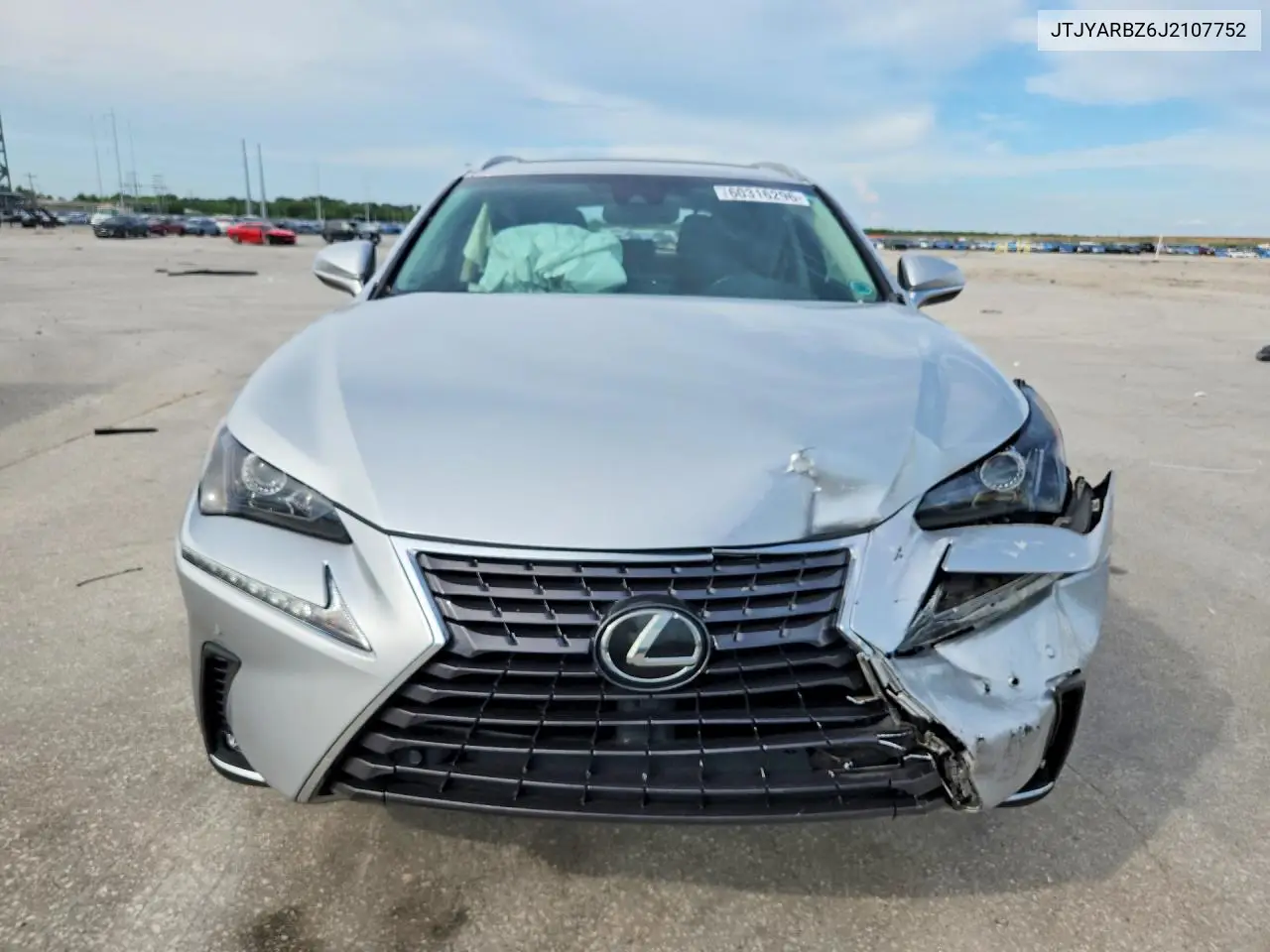 2018 Lexus Nx 300 Base VIN: JTJYARBZ6J2107752 Lot: 60316296
