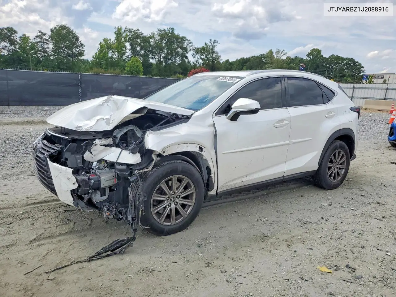 2018 Lexus Nx 300 Base VIN: JTJYARBZ1J2088916 Lot: 60569586