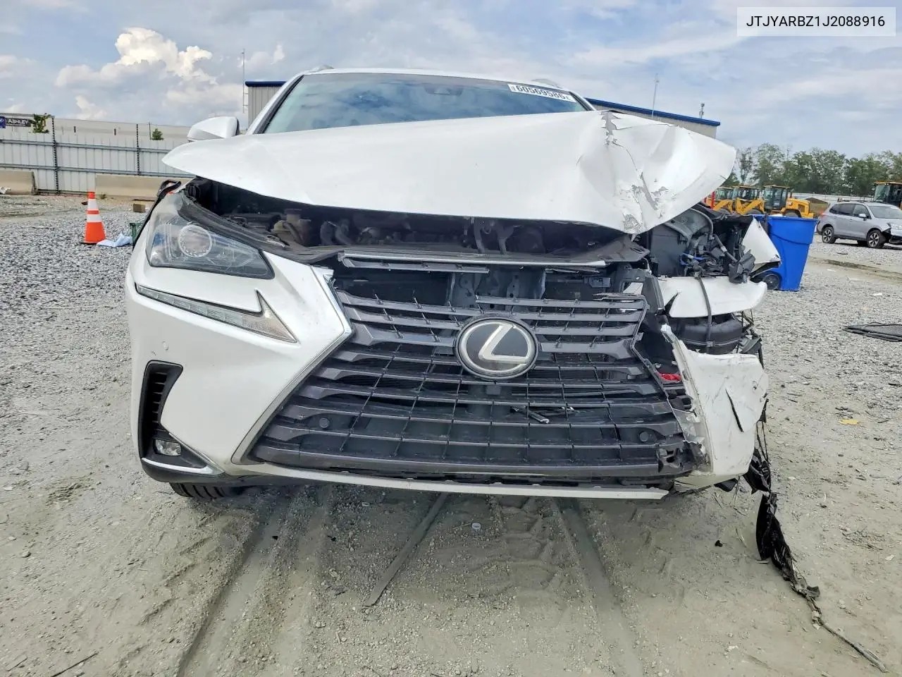 2018 Lexus Nx 300 Base VIN: JTJYARBZ1J2088916 Lot: 60569586
