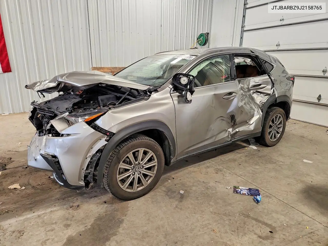 2018 Lexus Nx 300 Base VIN: JTJBARBZ9J2158765 Lot: 61842326