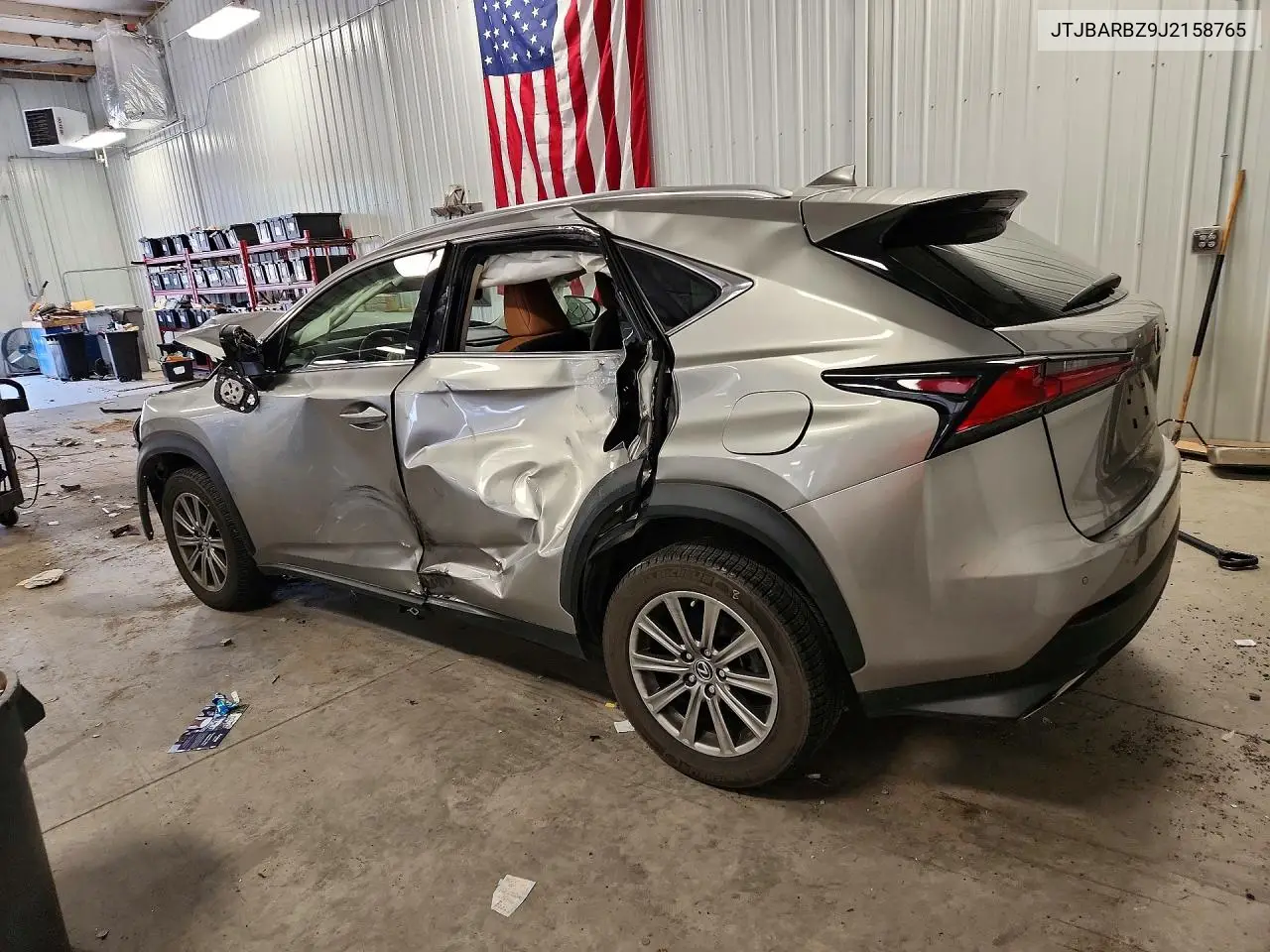2018 Lexus Nx 300 Base VIN: JTJBARBZ9J2158765 Lot: 61842326