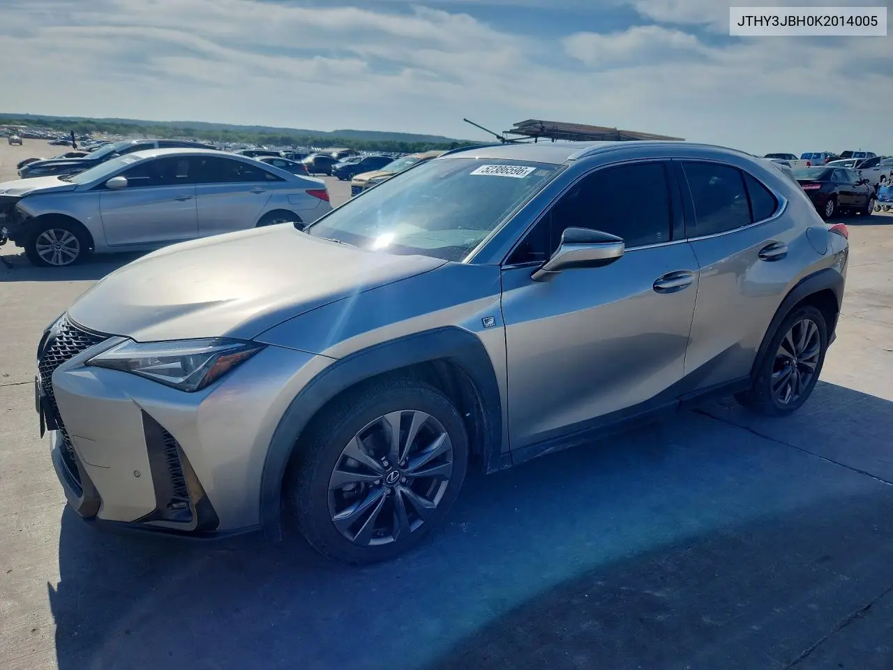 2019 Lexus Ux 200 VIN: JTHY3JBH0K2014005 Lot: 52386596