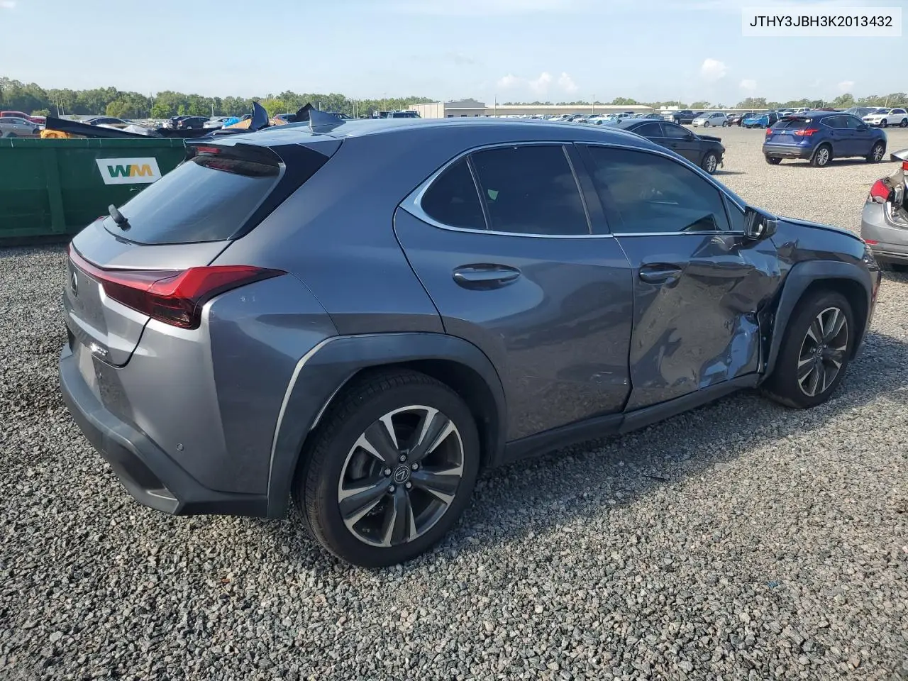 2019 Lexus Ux 200 VIN: JTHY3JBH3K2013432 Lot: 53172276