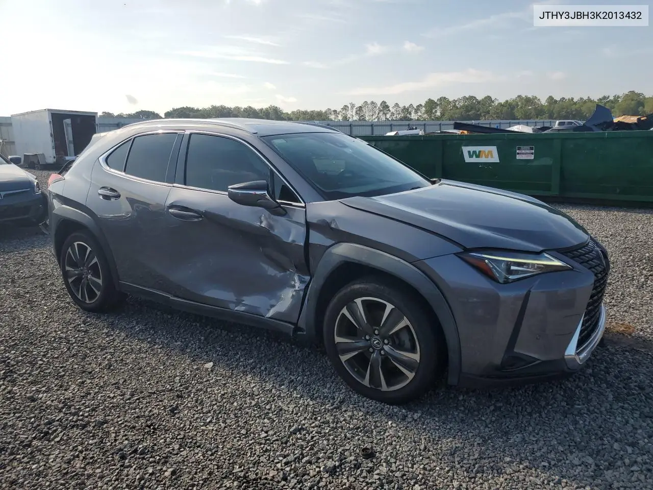 2019 Lexus Ux 200 VIN: JTHY3JBH3K2013432 Lot: 53172276