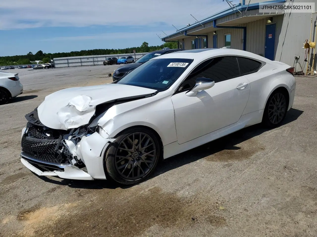 2019 Lexus Rc 350 VIN: JTHHZ5BC8K5021101 Lot: 53185136