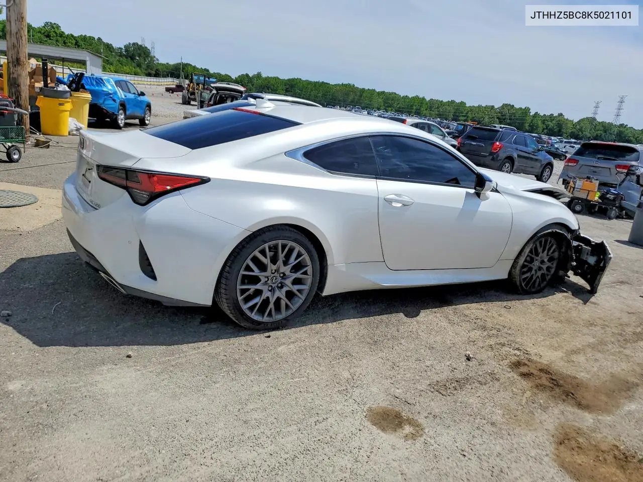 2019 Lexus Rc 350 VIN: JTHHZ5BC8K5021101 Lot: 53185136