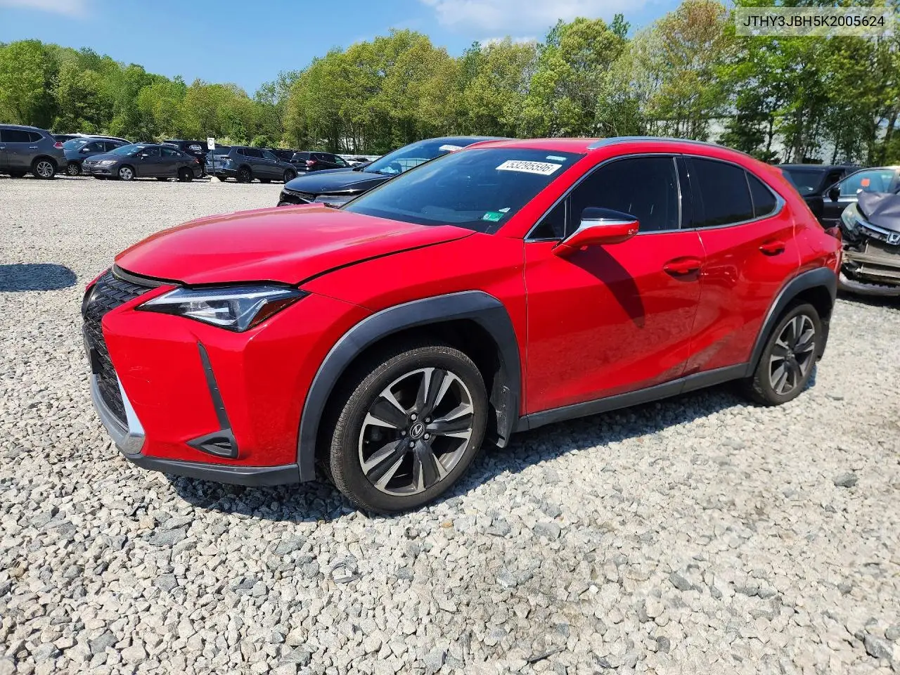 2019 Lexus Ux 200 VIN: JTHY3JBH5K2005624 Lot: 53295596