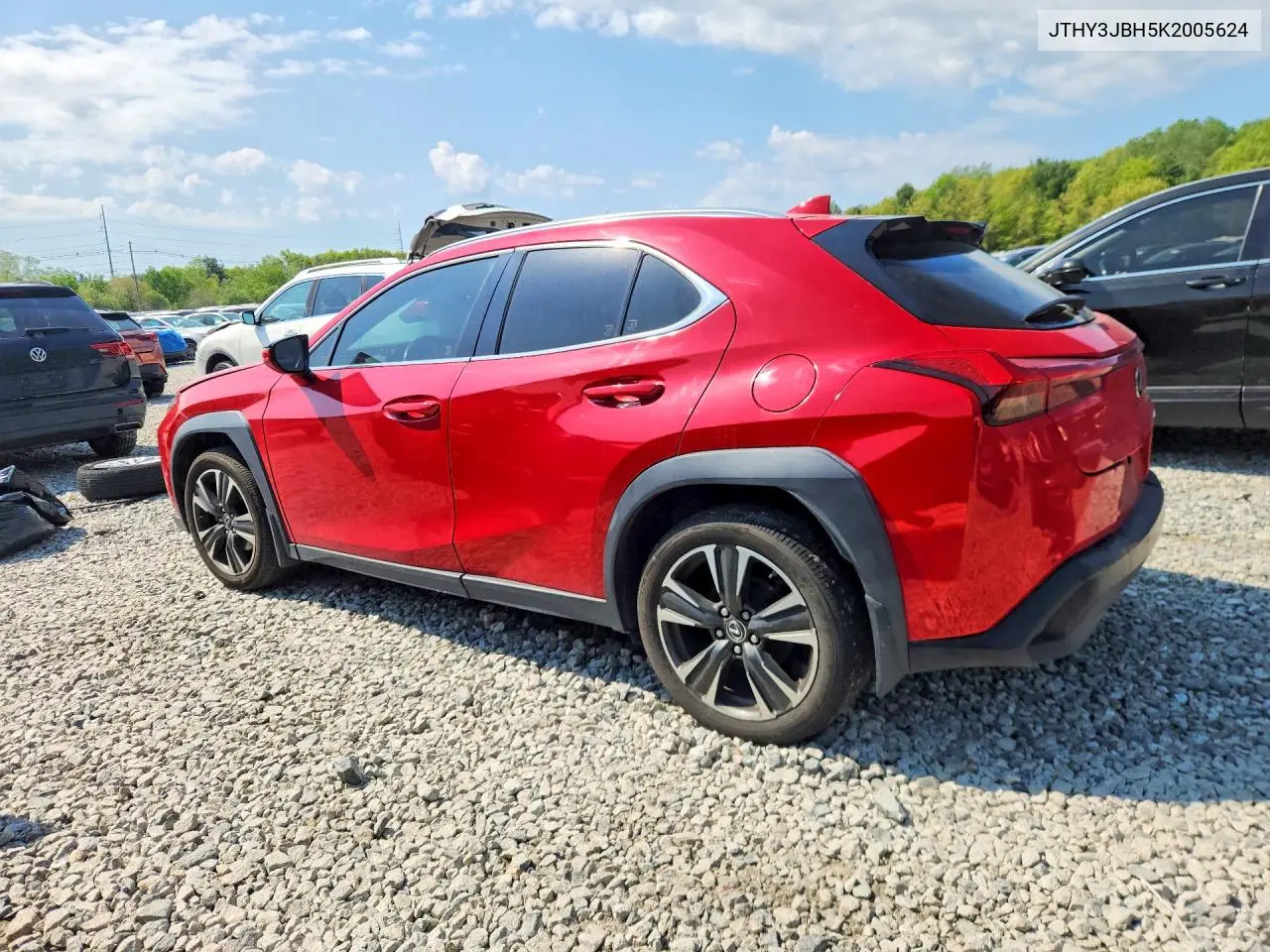 2019 Lexus Ux 200 VIN: JTHY3JBH5K2005624 Lot: 53295596