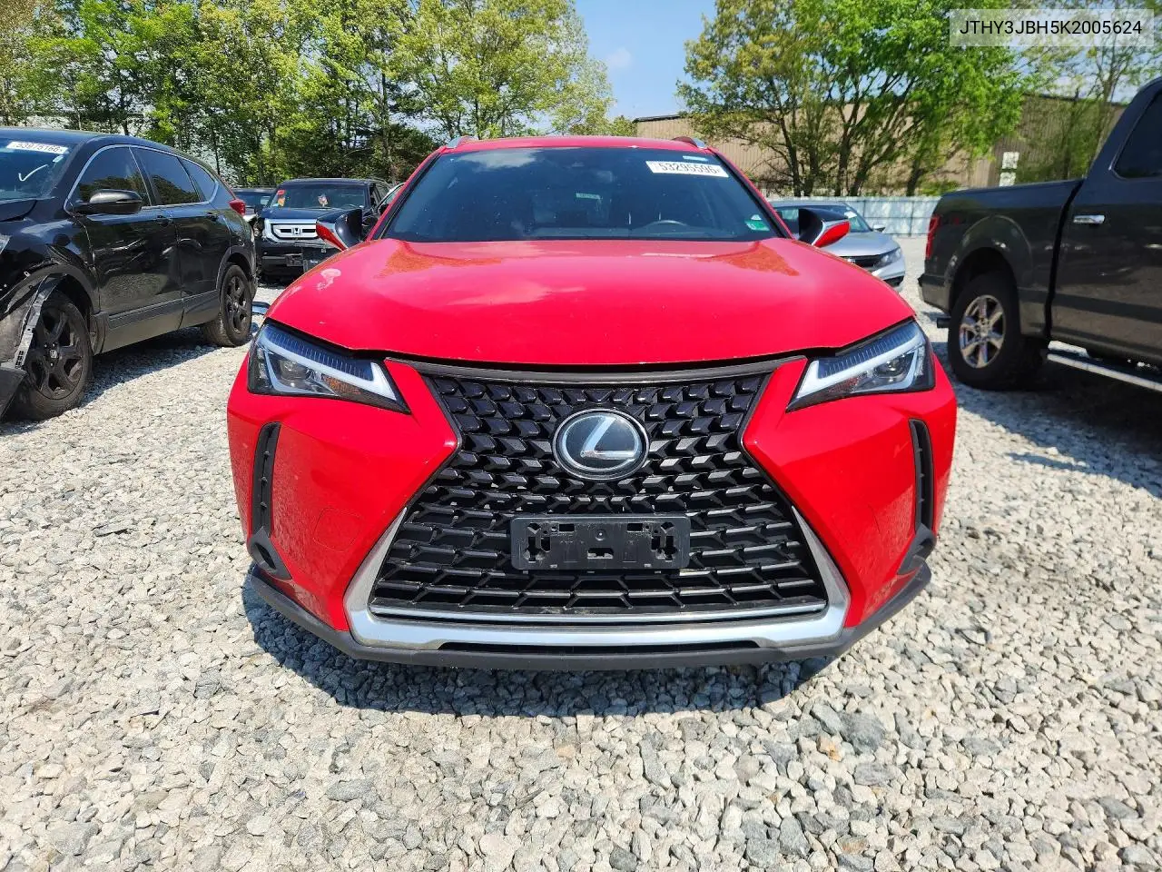 2019 Lexus Ux 200 VIN: JTHY3JBH5K2005624 Lot: 53295596