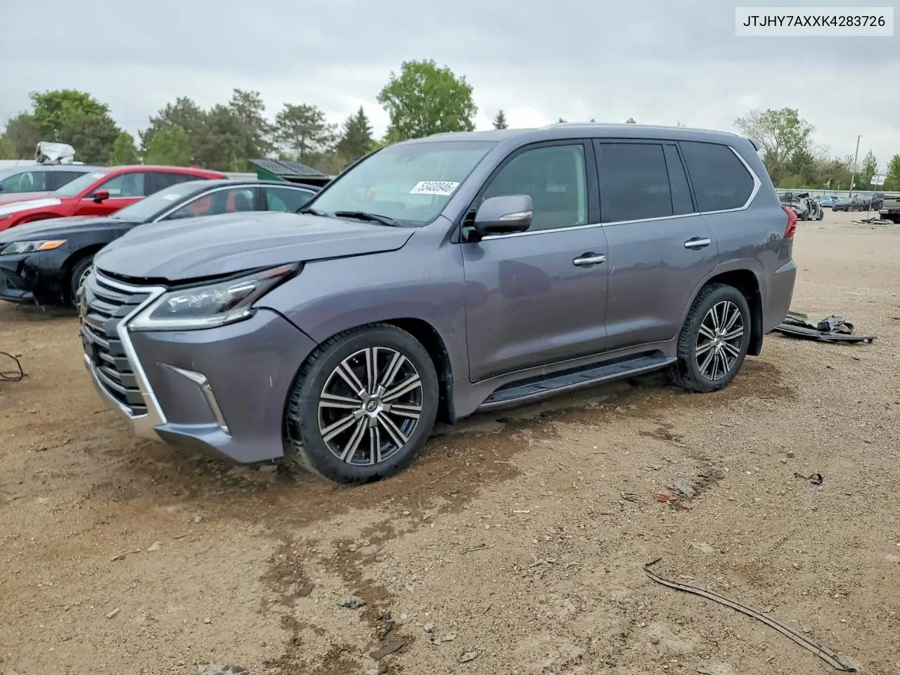 2019 Lexus Lx 570 VIN: JTJHY7AXXK4283726 Lot: 53400946