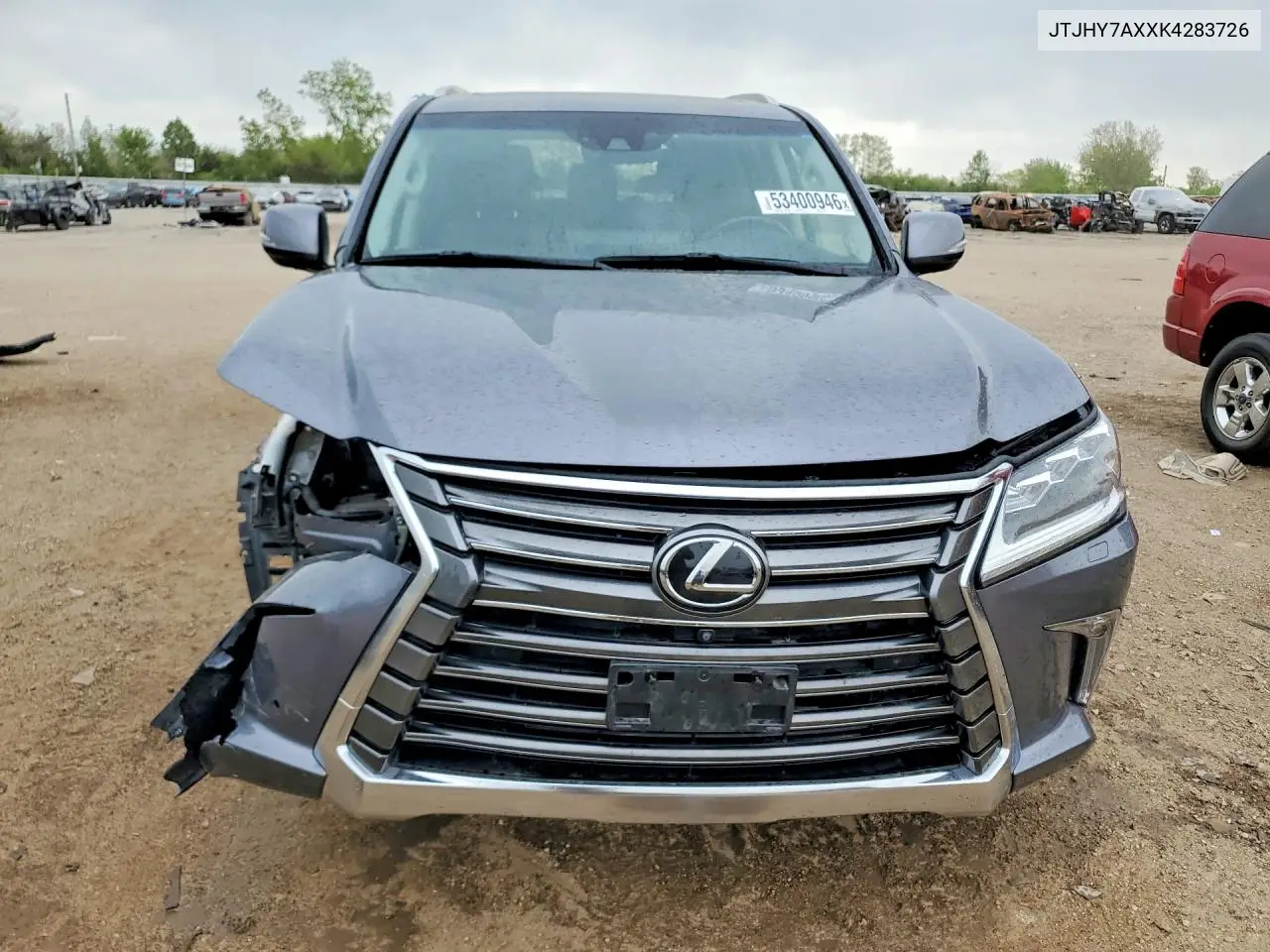 2019 Lexus Lx 570 VIN: JTJHY7AXXK4283726 Lot: 53400946