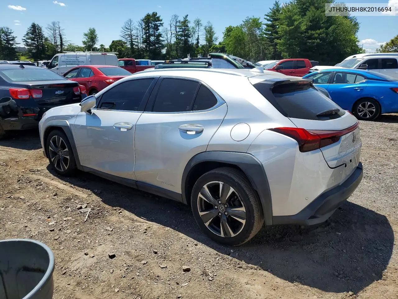 2019 Lexus Ux 250H VIN: JTHU9JBH8K2016694 Lot: 54002316