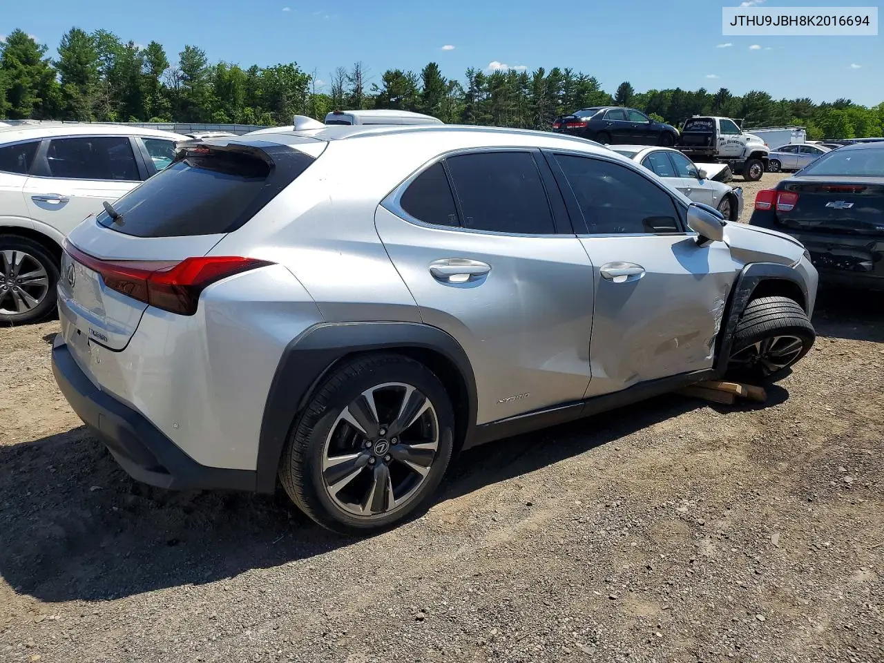 2019 Lexus Ux 250H VIN: JTHU9JBH8K2016694 Lot: 54002316