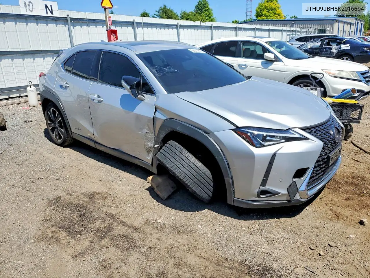 2019 Lexus Ux 250H VIN: JTHU9JBH8K2016694 Lot: 54002316