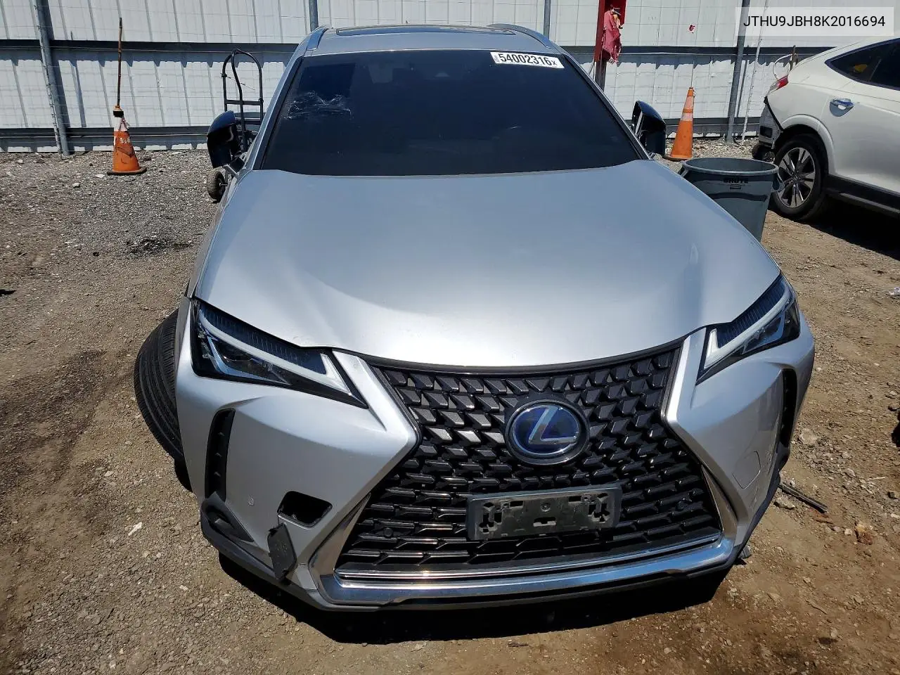 2019 Lexus Ux 250H VIN: JTHU9JBH8K2016694 Lot: 54002316