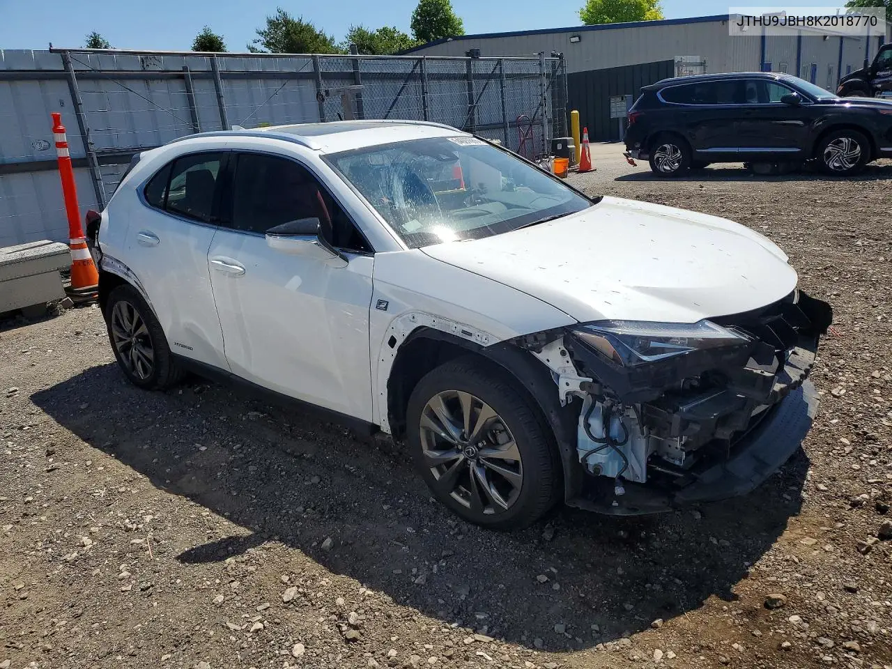 2019 Lexus Ux 250H VIN: JTHU9JBH8K2018770 Lot: 54097686