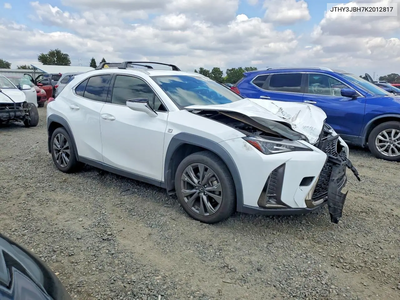2019 Lexus Ux 200 VIN: JTHY3JBH7K2012817 Lot: 55164986