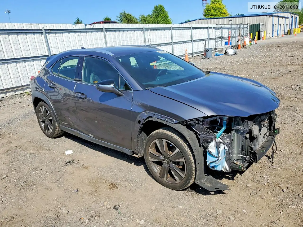 2019 Lexus Ux 250H VIN: JTHU9JBH0K2011098 Lot: 55585376