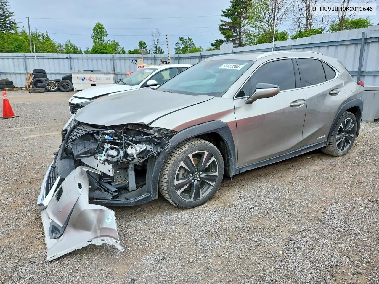2019 Lexus Ux 250H VIN: JTHU9JBH0K2010646 Lot: 56943266