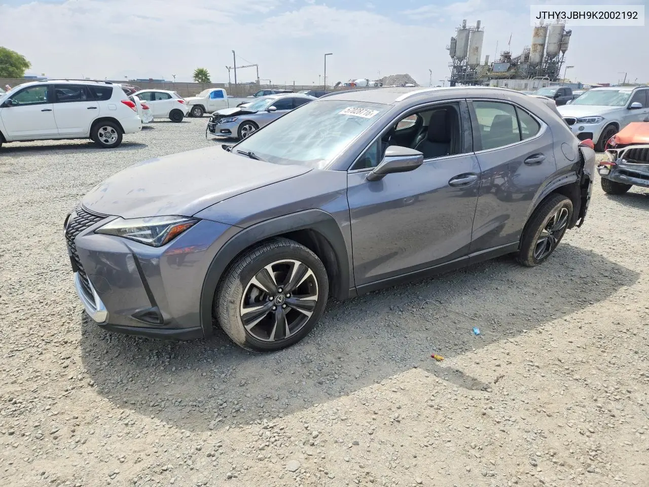 2019 Lexus Ux 200 VIN: JTHY3JBH9K2002192 Lot: 57028716