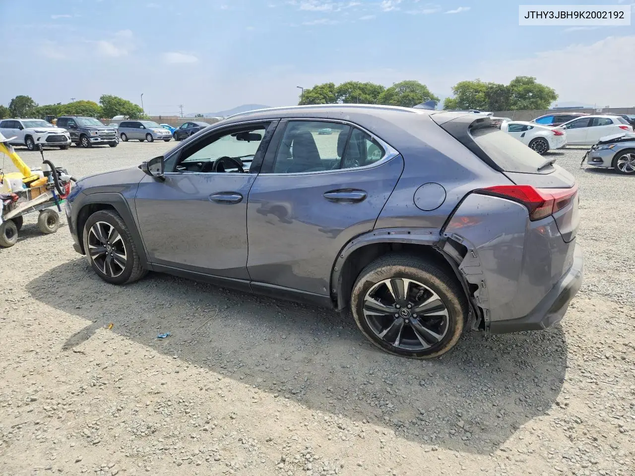 2019 Lexus Ux 200 VIN: JTHY3JBH9K2002192 Lot: 57028716