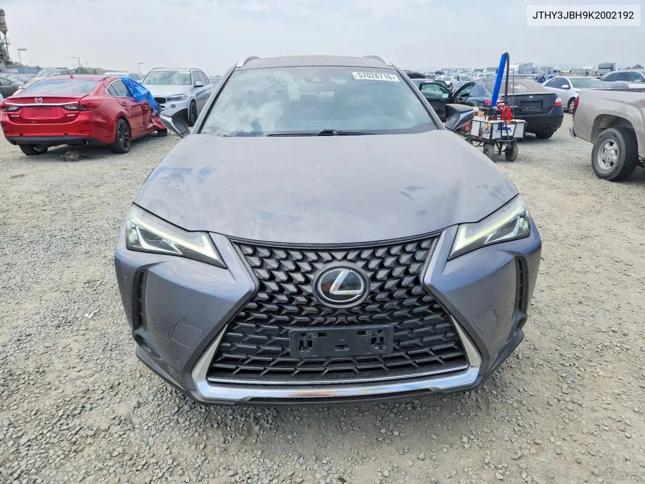 2019 Lexus Ux 200 VIN: JTHY3JBH9K2002192 Lot: 57028716