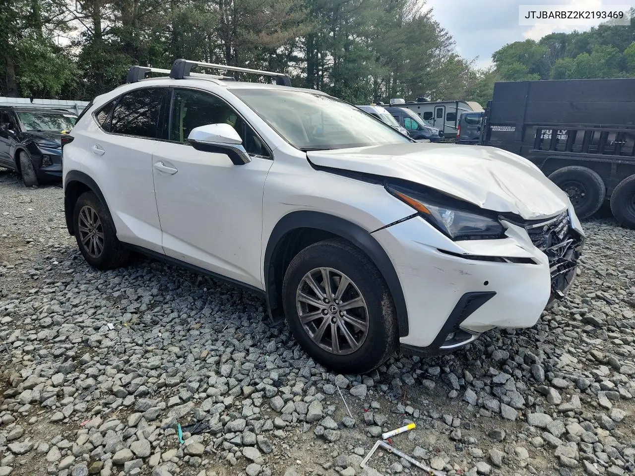2019 Lexus Nx 300 Base VIN: JTJBARBZ2K2193469 Lot: 57075616