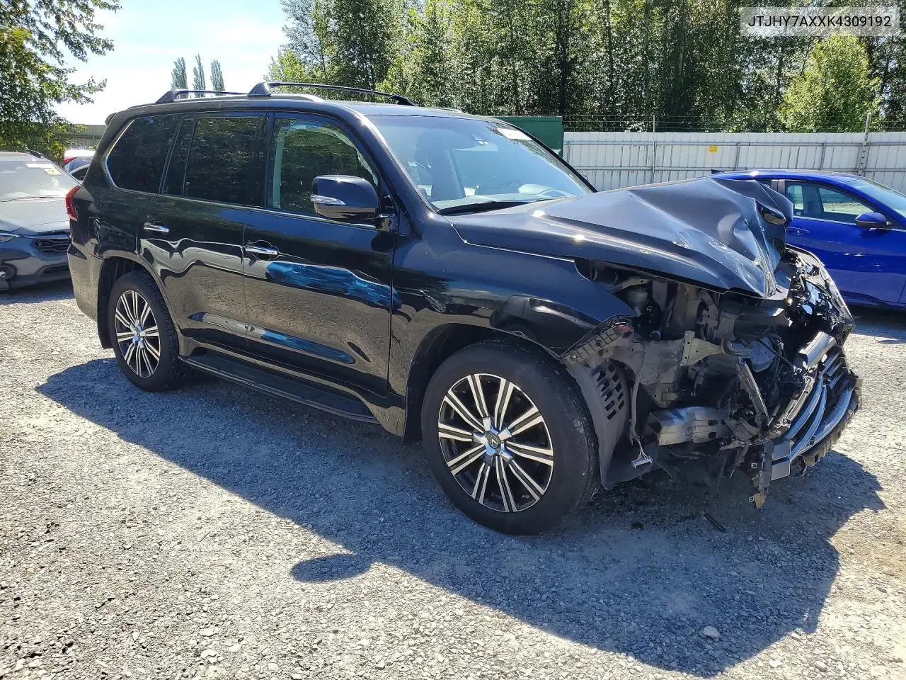 2019 Lexus Lx 570 VIN: JTJHY7AXXK4309192 Lot: 57413806