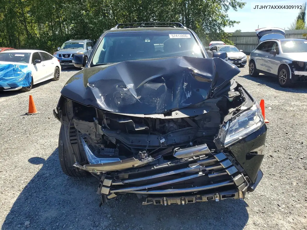 2019 Lexus Lx 570 VIN: JTJHY7AXXK4309192 Lot: 57413806