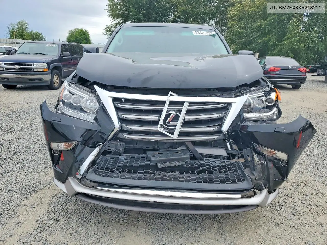 2019 Lexus Gx 460 VIN: JTJBM7FX3K5218222 Lot: 58427236