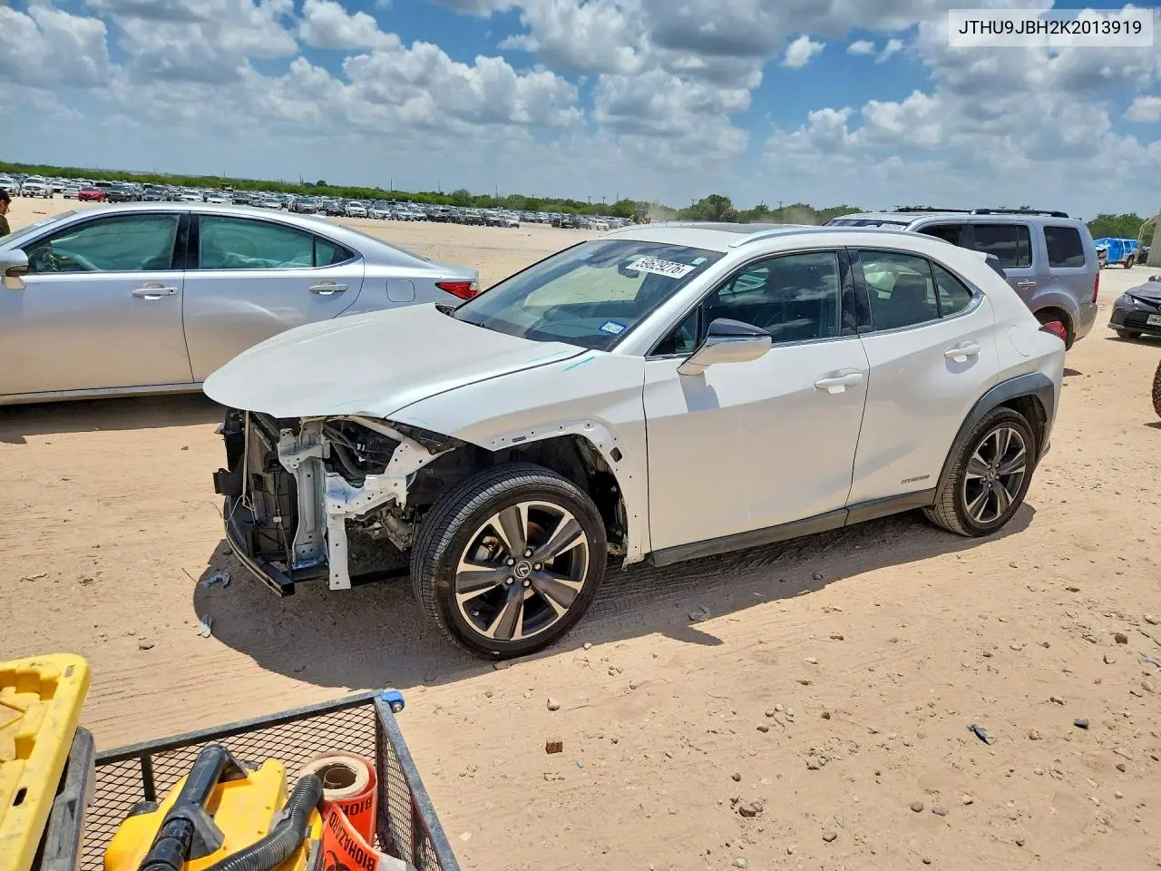 2019 Lexus Ux 250H VIN: JTHU9JBH2K2013919 Lot: 59629276