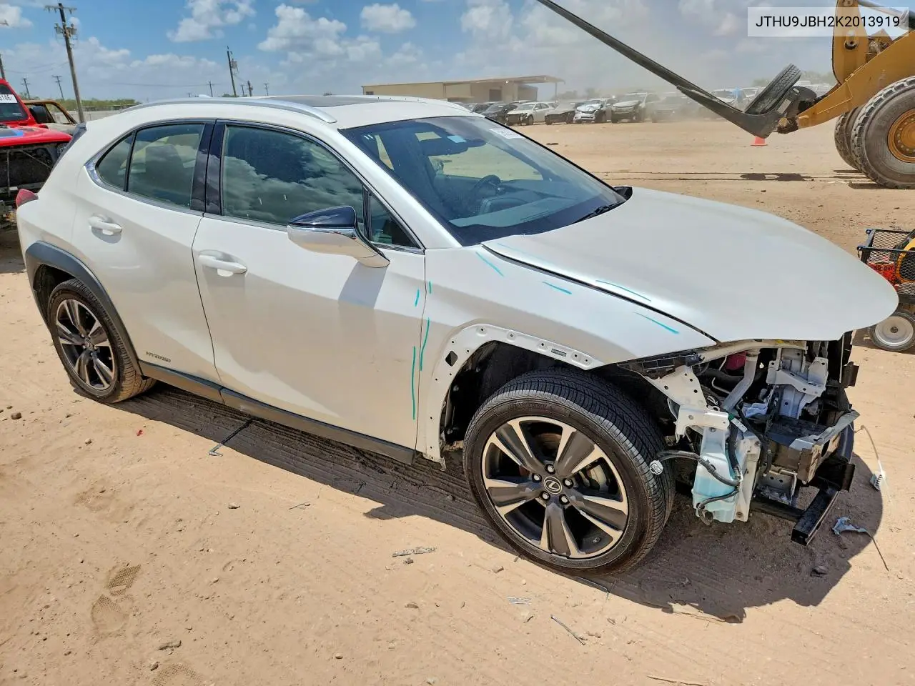 2019 Lexus Ux 250H VIN: JTHU9JBH2K2013919 Lot: 59629276