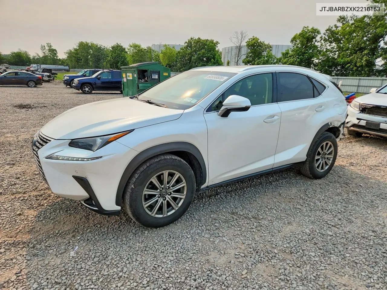 2019 Lexus Nx 300 Base VIN: JTJBARBZXK2210163 Lot: 60658806