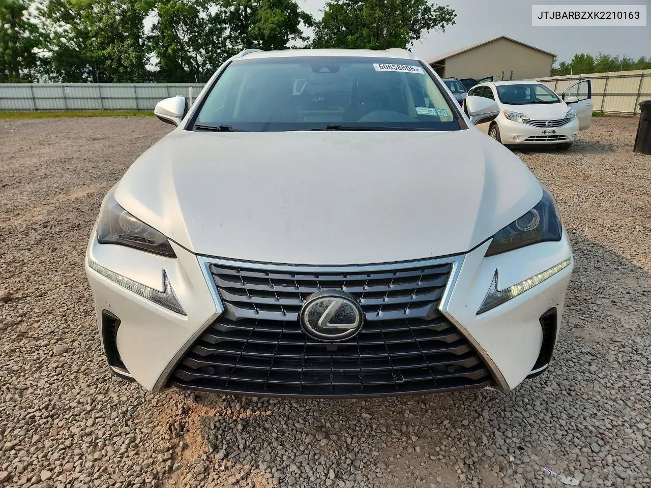 2019 Lexus Nx 300 Base VIN: JTJBARBZXK2210163 Lot: 60658806