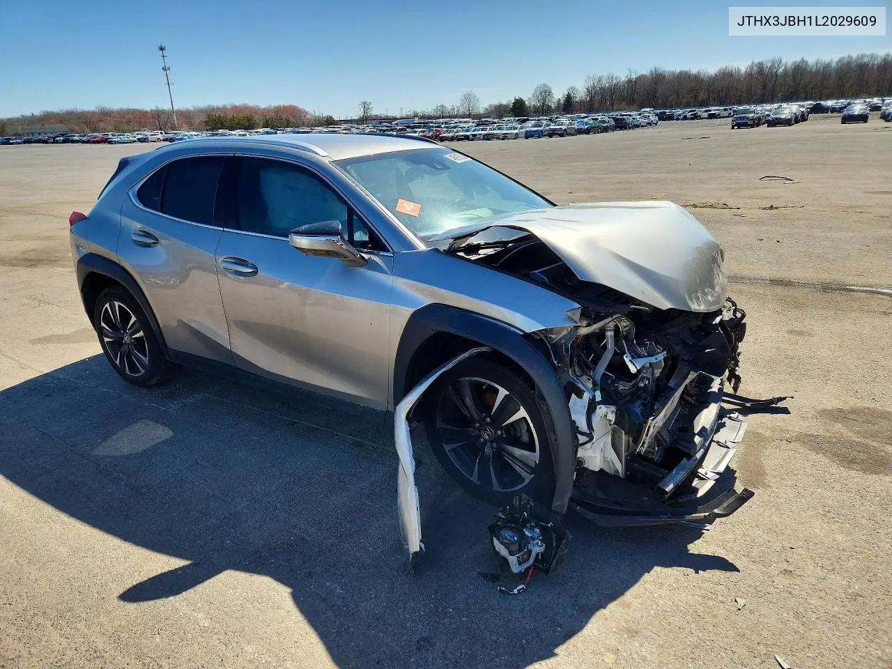 2020 Lexus Ux 200 Base VIN: JTHX3JBH1L2029609 Lot: 46915586