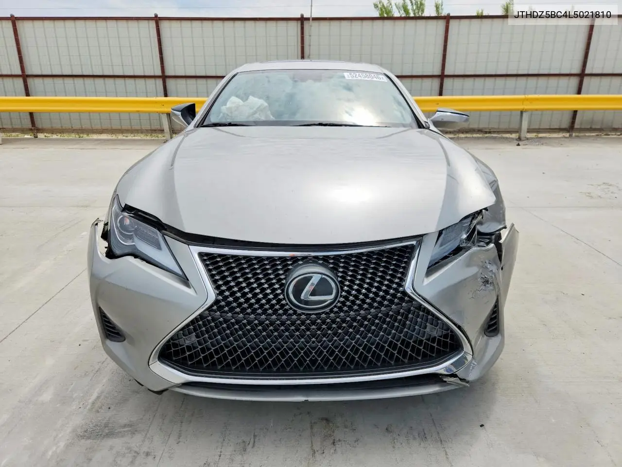 2020 Lexus Rc 350 VIN: JTHDZ5BC4L5021810 Lot: 52458046