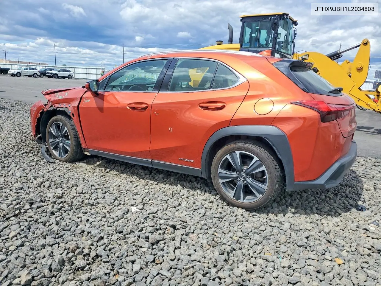 2020 Lexus Ux 250H VIN: JTHX9JBH1L2034808 Lot: 53420606