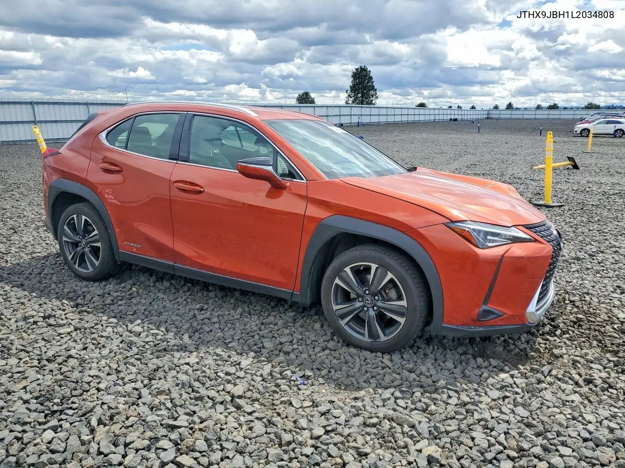 2020 Lexus Ux 250H VIN: JTHX9JBH1L2034808 Lot: 53420606
