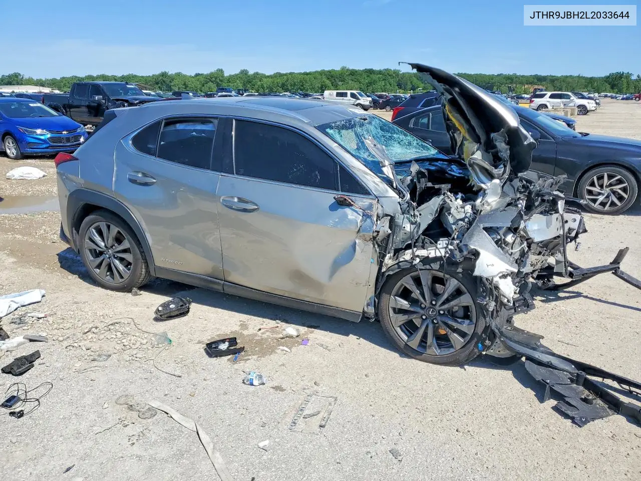 2020 Lexus Ux 250H VIN: JTHR9JBH2L2033644 Lot: 53850556