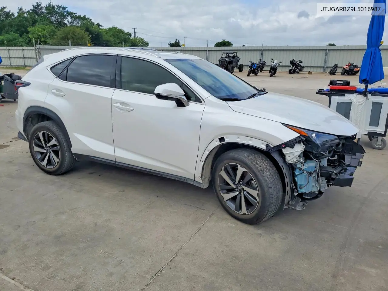 2020 Lexus Nx 300 VIN: JTJGARBZ9L5016987 Lot: 56337546
