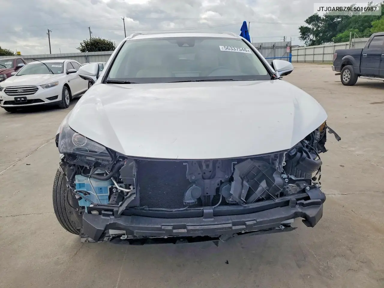 2020 Lexus Nx 300 VIN: JTJGARBZ9L5016987 Lot: 56337546