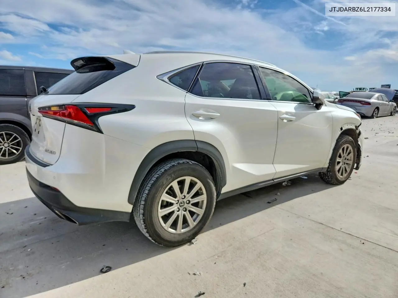 2020 Lexus Nx 300 VIN: JTJDARBZ6L2177334 Lot: 56695816