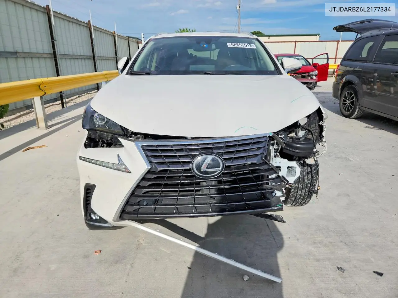 2020 Lexus Nx 300 VIN: JTJDARBZ6L2177334 Lot: 56695816
