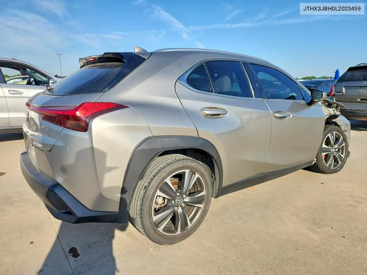 2020 Lexus Ux 200 VIN: JTHX3JBH0L2023459 Lot: 57679536