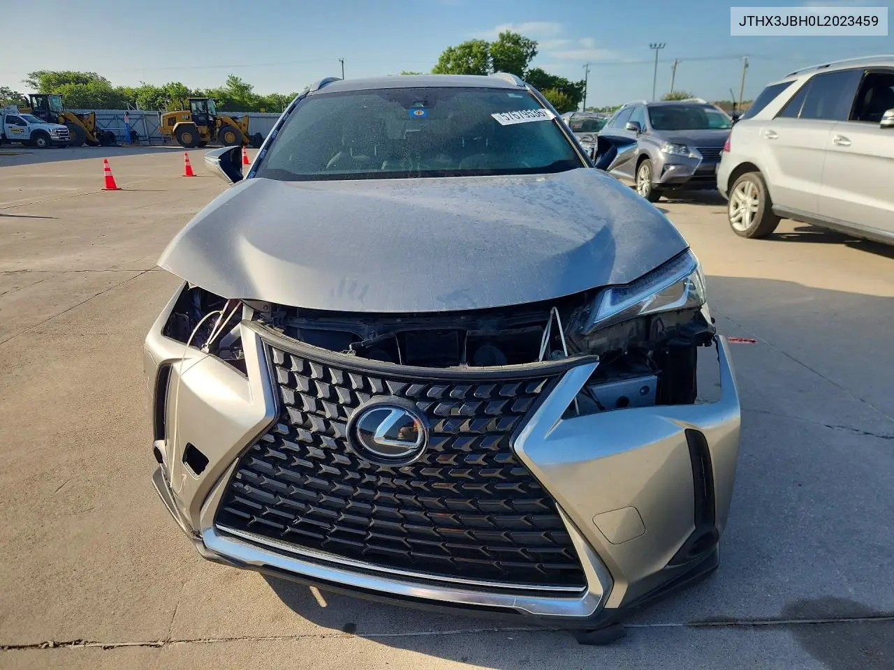 2020 Lexus Ux 200 VIN: JTHX3JBH0L2023459 Lot: 57679536