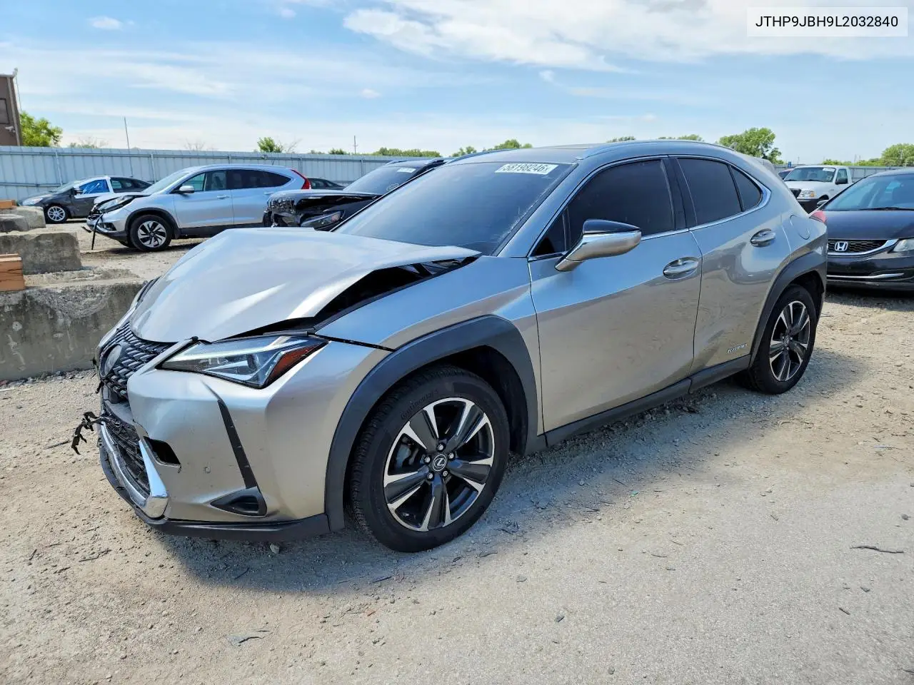 2020 Lexus Ux 250H VIN: JTHP9JBH9L2032840 Lot: 58198246