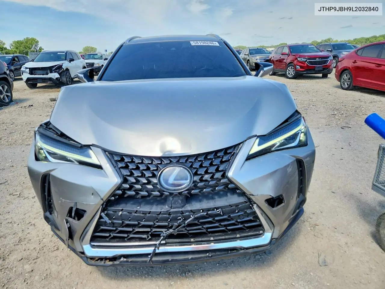 2020 Lexus Ux 250H VIN: JTHP9JBH9L2032840 Lot: 58198246