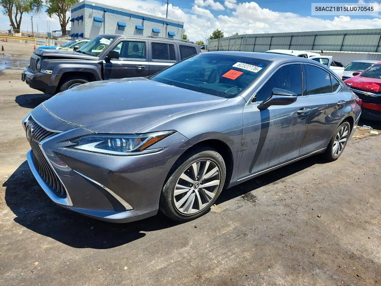 2020 Lexus Es 350 Base VIN: 58ACZ1B15LU070545 Lot: 62322776