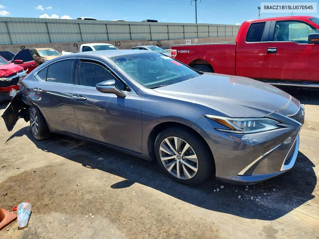 2020 Lexus Es 350 Base VIN: 58ACZ1B15LU070545 Lot: 62322776