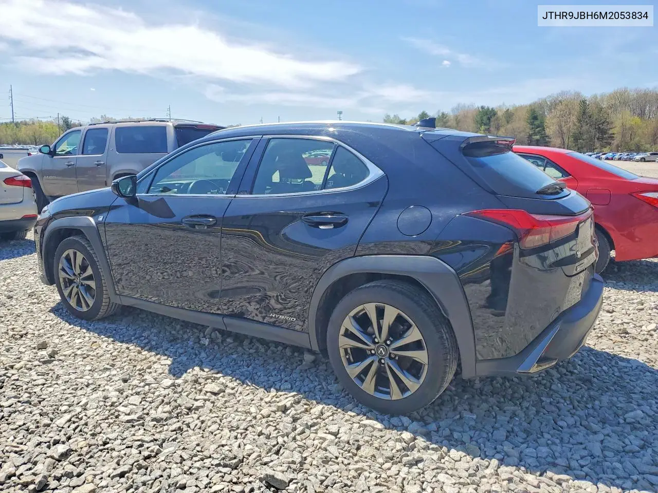 2021 Lexus Ux 250H VIN: JTHR9JBH6M2053834 Lot: 51754216